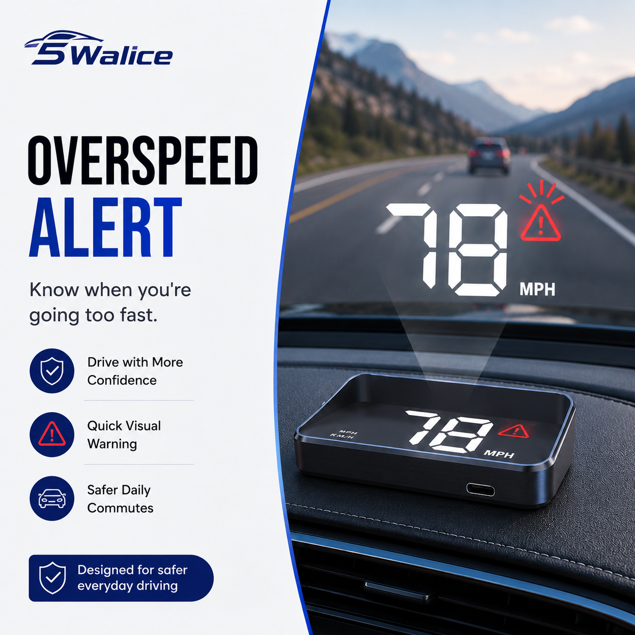 Car HUD — GPS Speedometer